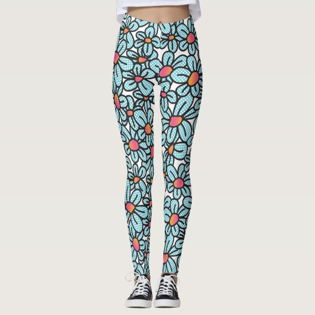 Blomkoppsskinn Leggings (Framsida)