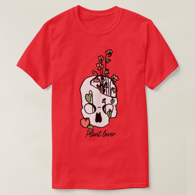  blomkruka för växten älskare  t shirt (Design framsida)