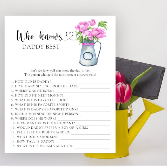 Blomkruka - Vem vet pappa bäst spel (Skapare uppladdad)