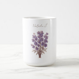 Blomkrukad kopp, Personlig Riddarsporre Kaffemugg