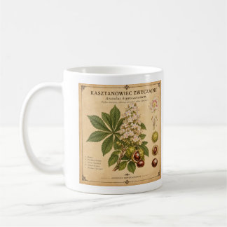 Blomkrukskopp för hösten. kaffemugg