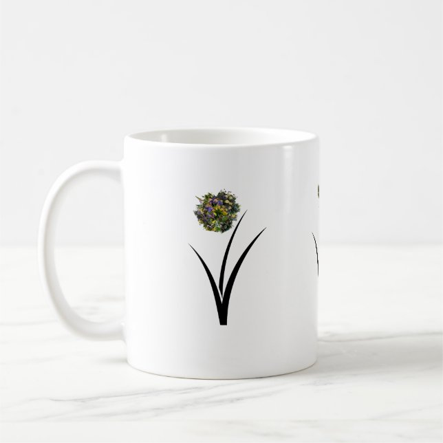 Blomkrus Kaffemugg (Vänster)
