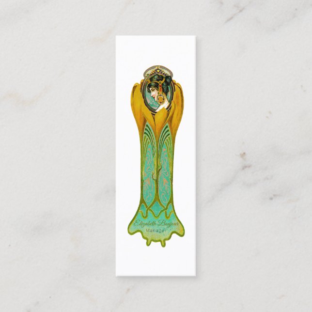 Blomktur - mini visitkort (Framsida)