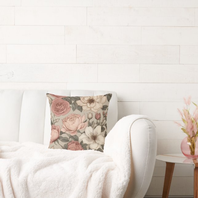 Blomkuddar av vintage kudde (Soffa)