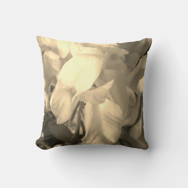 Blomkudde av vintage kudde (Framsida)