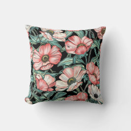 Blomkudde på 1920-talet stil kudde