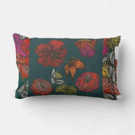 Blomkudde på ländryggen lumbarkudde