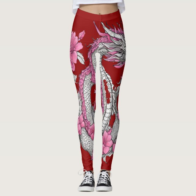 Blomkugghjul Leggings (Framsida)