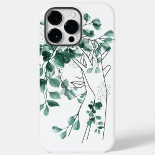 Blomkvinna, unik snyggt iPhone 14 ProMax fodral
