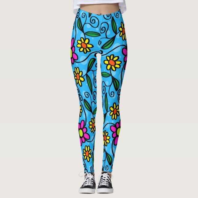Blomkvistar Leggings (Framsida)