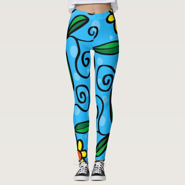 Blomkvistar Leggings (Framsida)