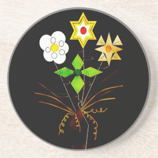 "Blomleverans" sandstensunderlägg Underlägg