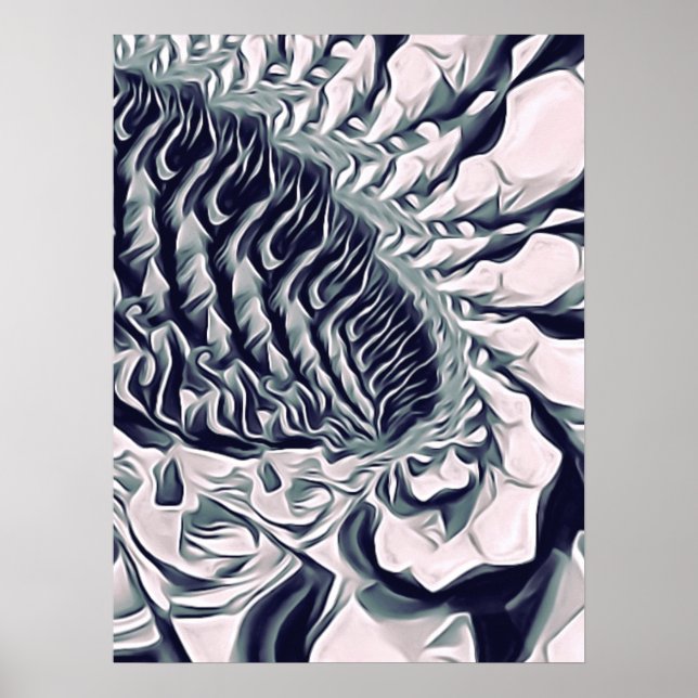 blomma abstrakt poster (Framsidan)