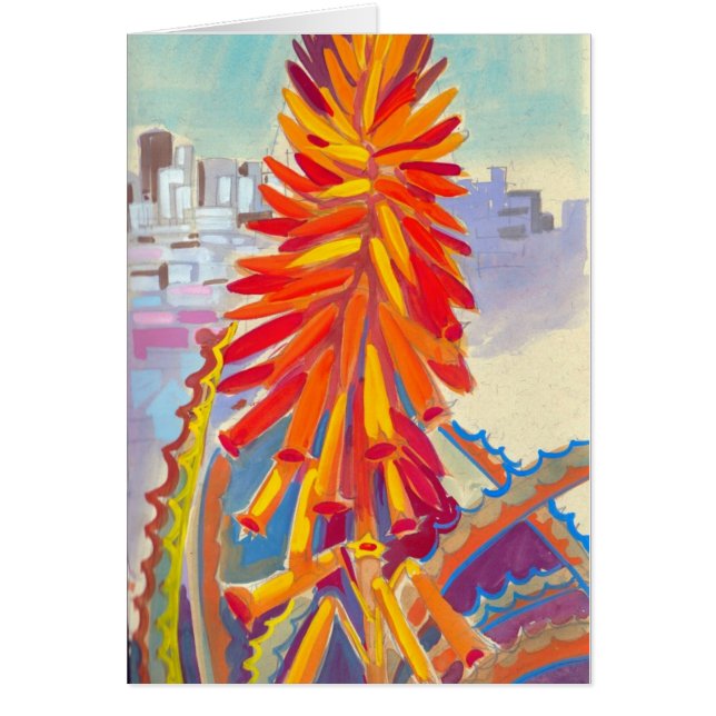 Blomma Aloe OBS Kort (Framsidan)