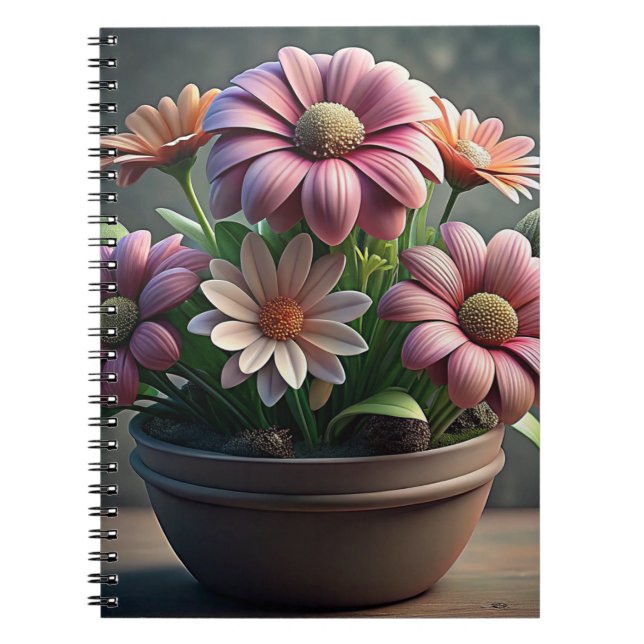 blomma anteckningsbok (Framsidan)