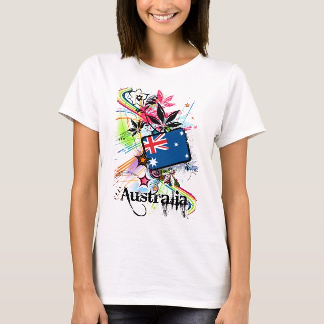 Blomma Australien T Shirt (Framsida)