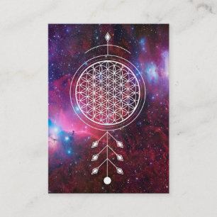 *~*blomma av astrologi för livNebulaReiki Yoga Visitkort