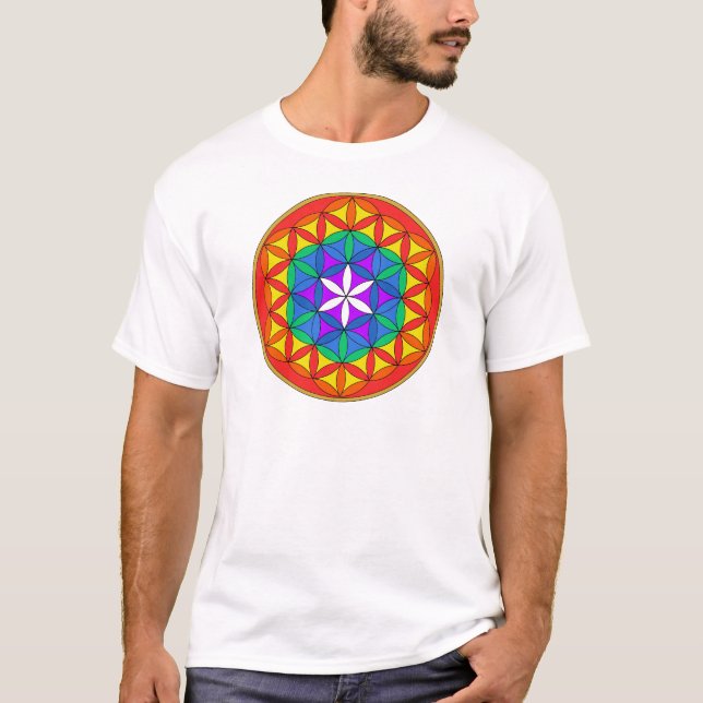 Blomma av liv Chakra3.png Tröja (Framsida)