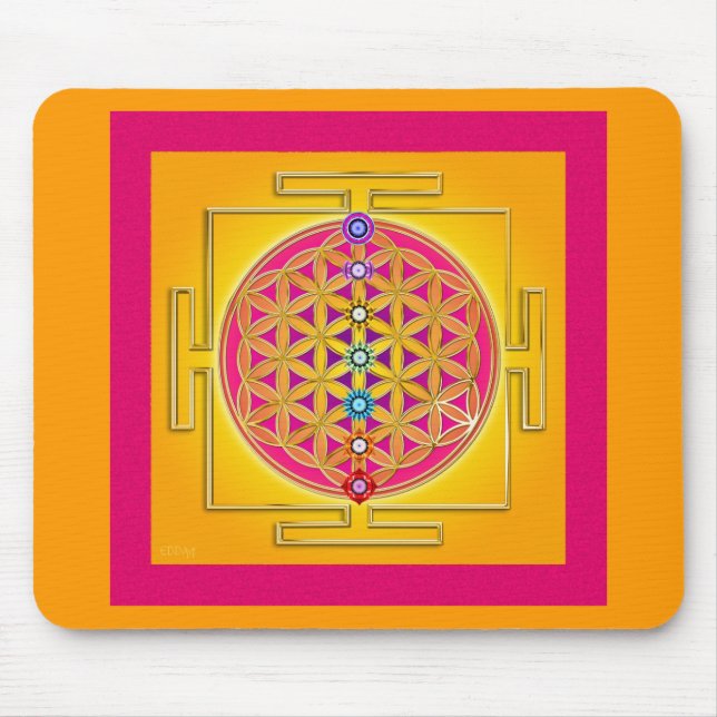 BLOMMA AV LIV - Chakras Yantra Musmatta (Framsidan)