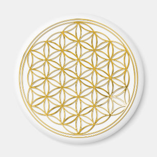 BLOMMA AV LIV - guld Magnet
