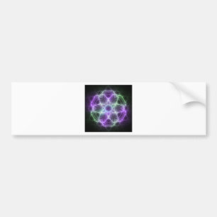 Blomma av livfractalen - sakral geometri bildekal