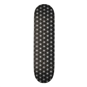 Blomma av livheliggeometri skateboard bräda 19,5 cm