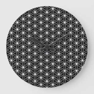 Blomma av livheliggeometri stor klocka