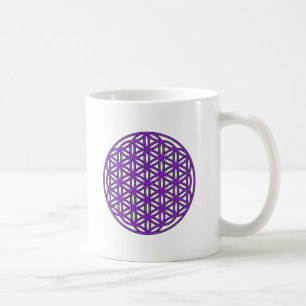 Blomma av livlilor kaffemugg