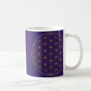 Blomma av livmuggen kaffemugg