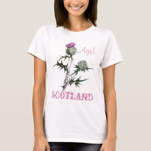Blomma av Skottland den skotska Tee Shirt
