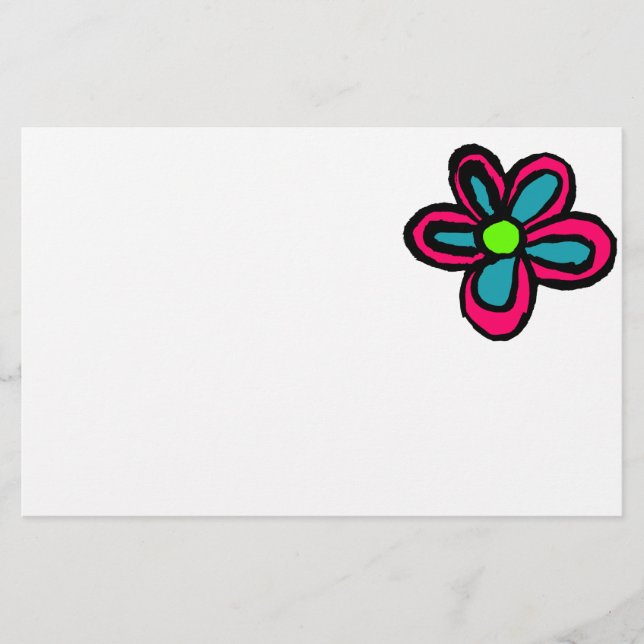 Blomma Brevpapper (Framsida)