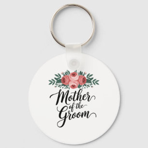 Blomma Brudgummens Mor Bröllopsfirande Mamma Från Nyckelring