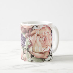 blomma, bukett, blom-, vacker, dekoration, sa kaffemugg