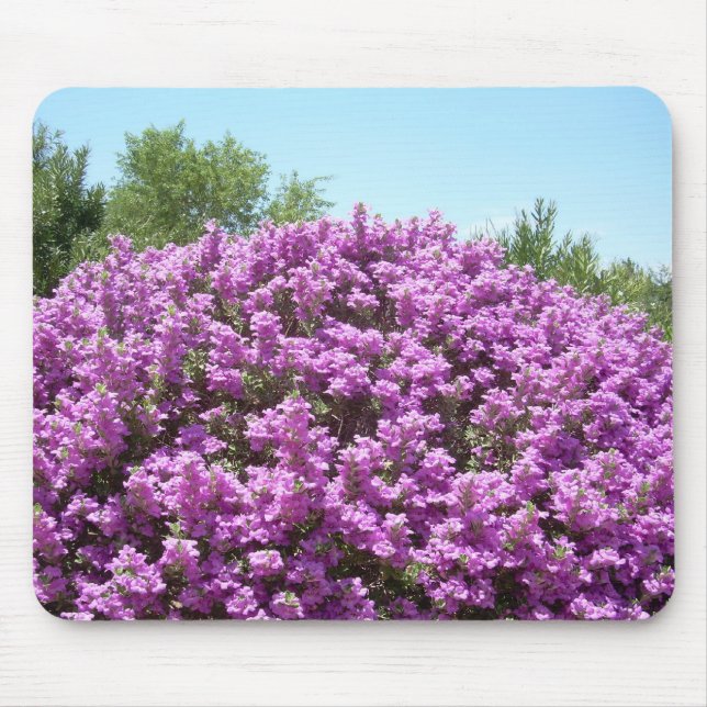 Blomma den Texas vis man Mousepad Musmatta (Framsidan)