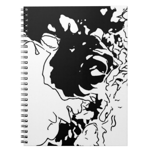 Blomma Doodle Anteckningsbok (Framsidan)