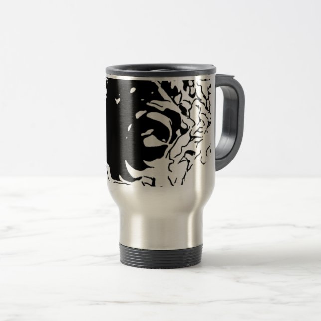 Blomma Doodle Resemugg (Framsida höger)