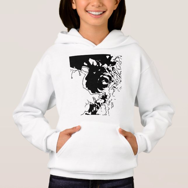 Blomma Doodle T Shirt (Framsida)