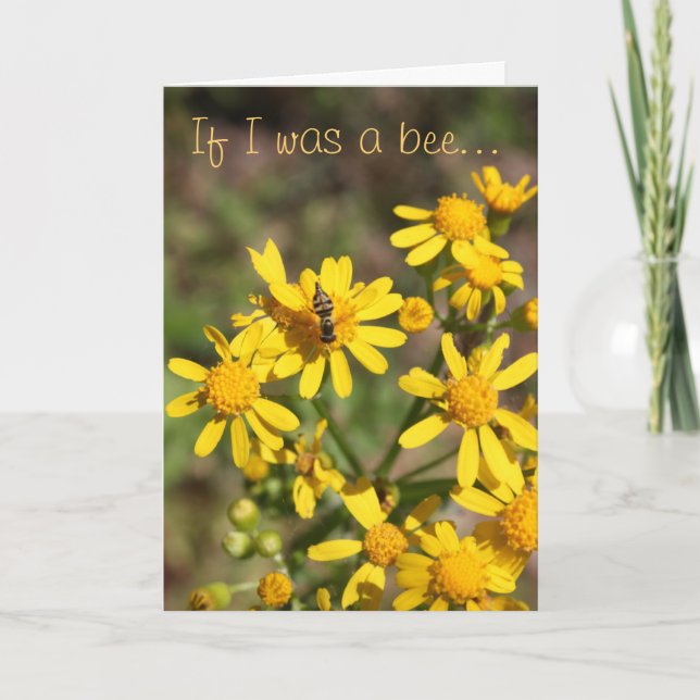 Blomma för Årsdag endast Kort (Framsida)