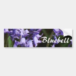 Blomma för blått för blåklockablommanatur blom bildekal