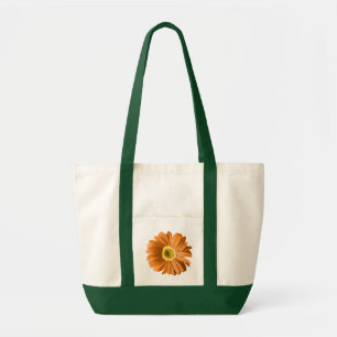 Blomma för orange daisy tygkasse
