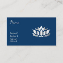 Blomma för silverlooklotusblomma i midnatta blått