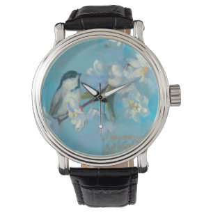 Blomma grenar armbandsur