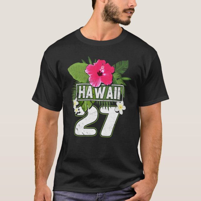 Blomma Hawaii 27 Semester T Shirt (Framsida)