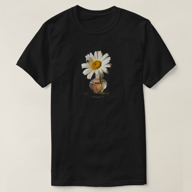 Blomma i en kruka t shirt (Design framsida)