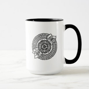 Blomma i Mandala Mugg