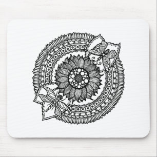 Blomma i Mandala Musmatta