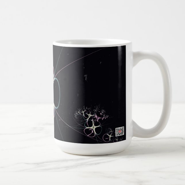 Blomma i rymden kaffemugg (Höger)