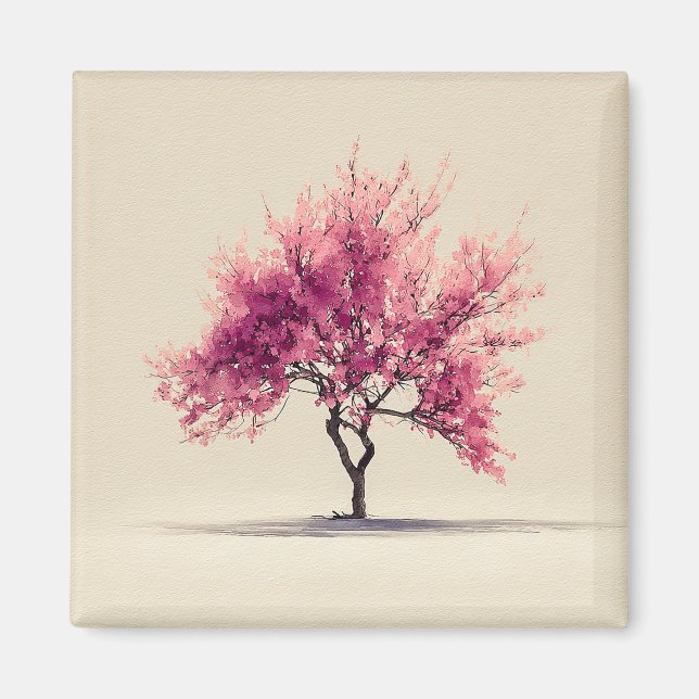 Blomma i tystnad magnet (Framsidan)