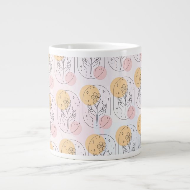 Blomma Jumbo Mugg (Framsidan)