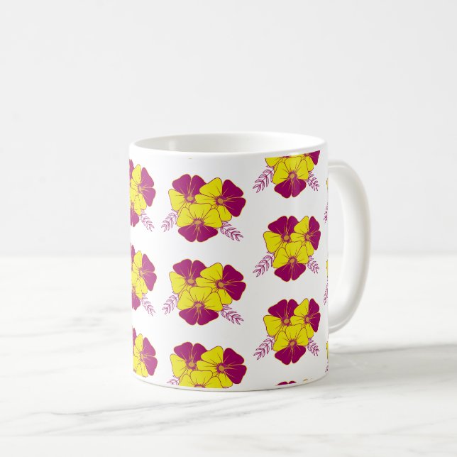 blomma kaffemugg (Framsida höger)